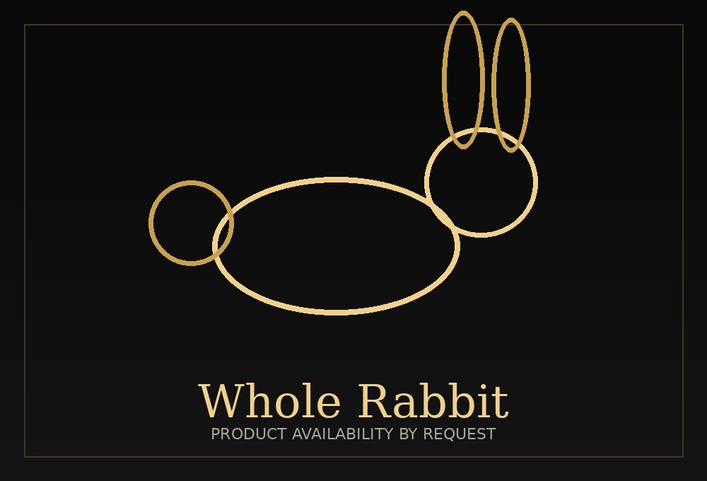 Illustration representing whole rabbit